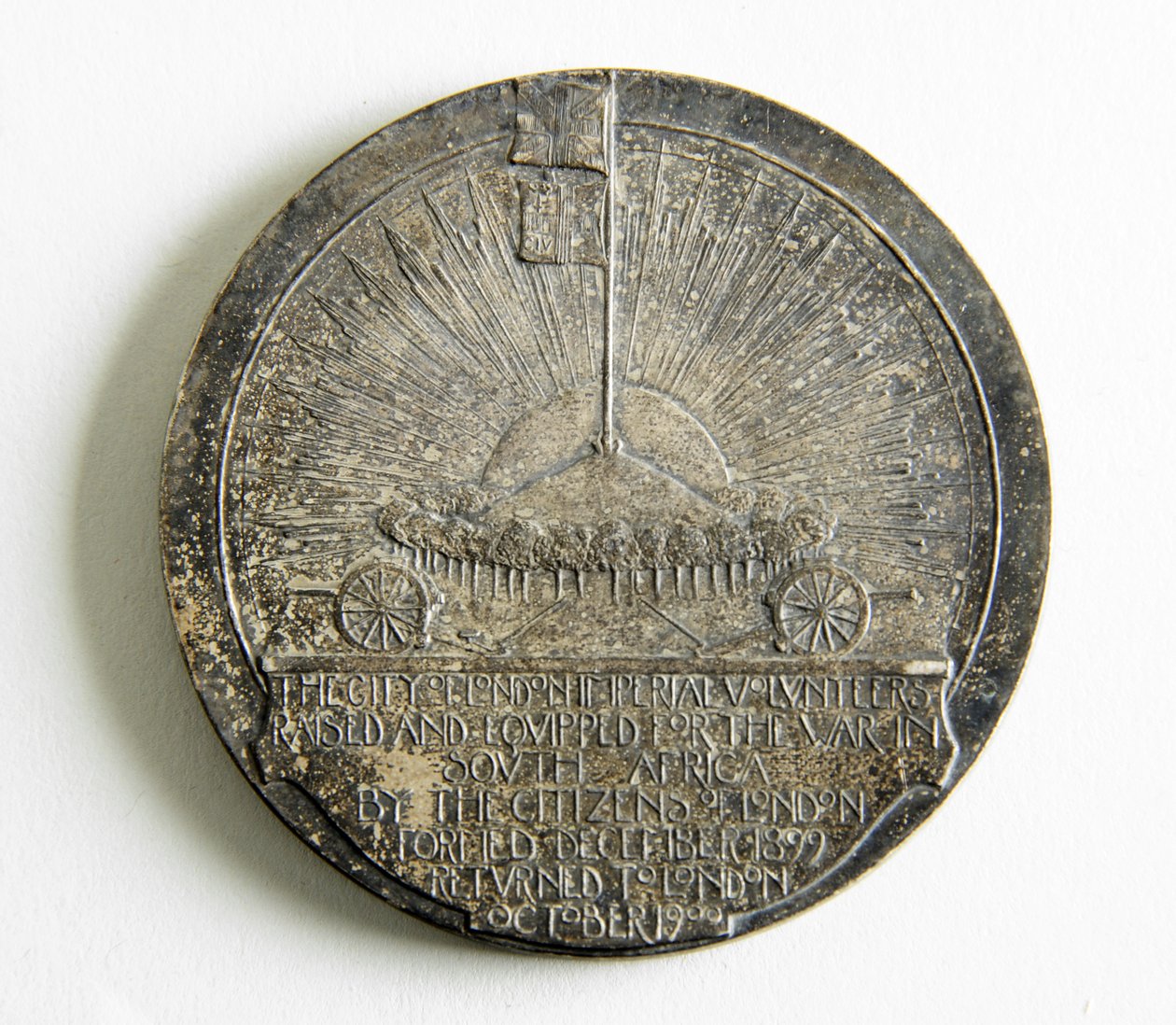 Medalj till minne av City Imperial Volunteers återkomst från vildsvinskriget av George James Frampton