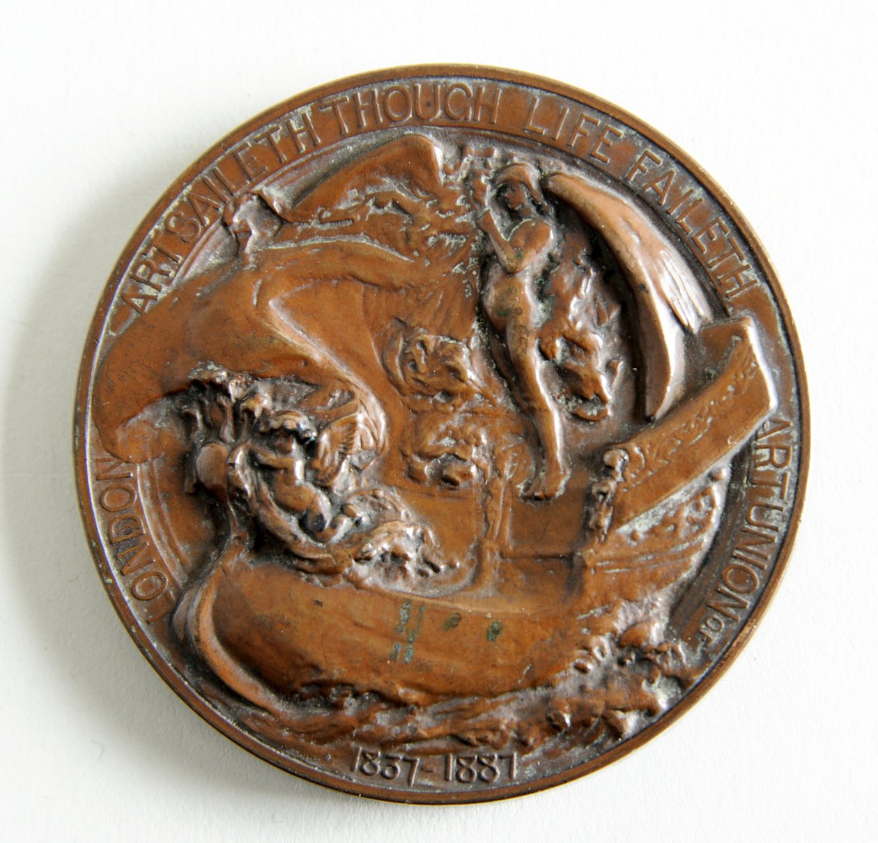 Medalj för att fira drottning Victorias gyllene jubileum av George James Frampton