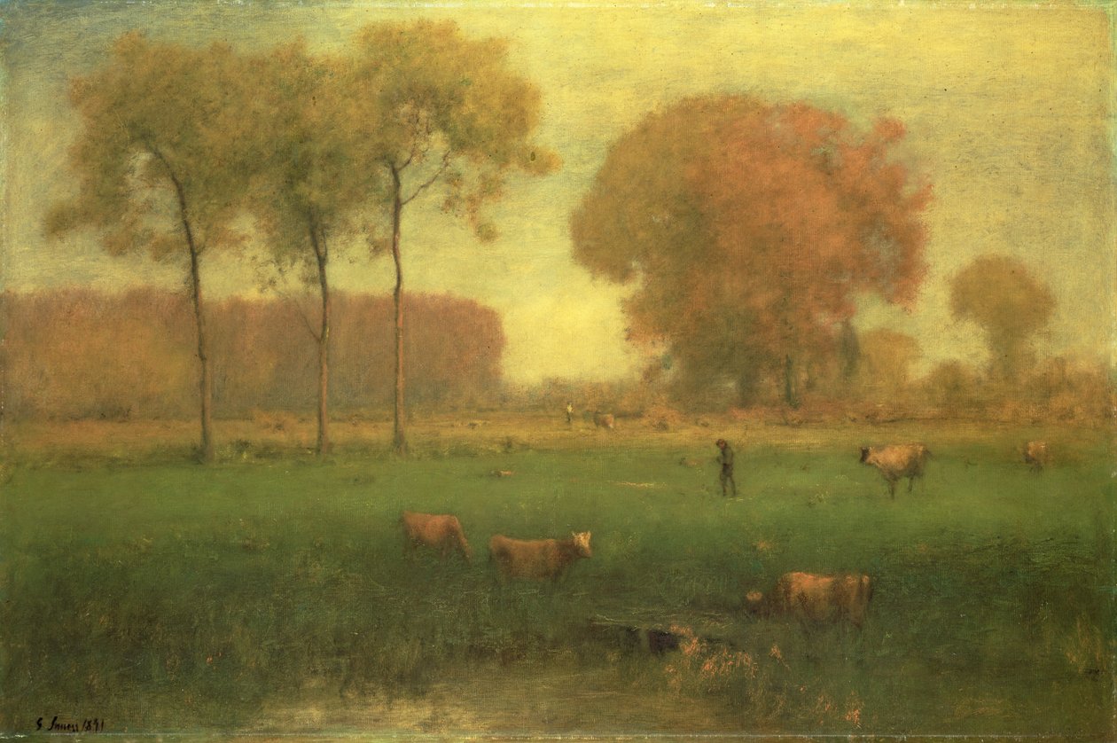 Indiska sommaren, 1891 av George Jnr. Inness
