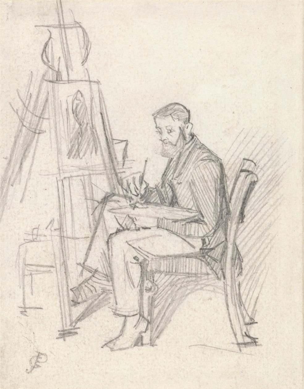 Självporträtt av George John Pinwell