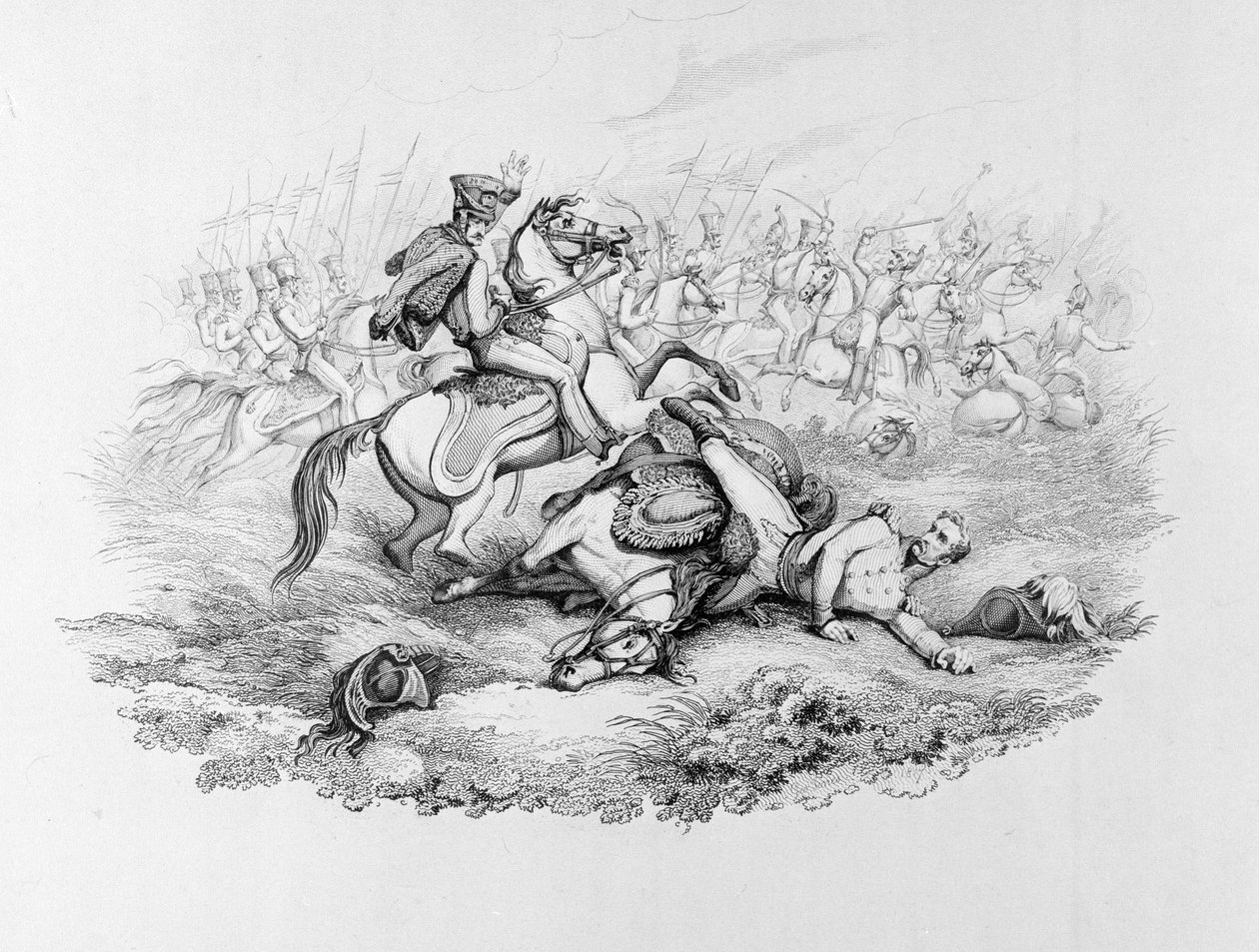 ?Det minnesvärda slaget vid Waterloo - Marskalk Blüchers farliga situation i slaget vid Ligny, 1815? av George Jones