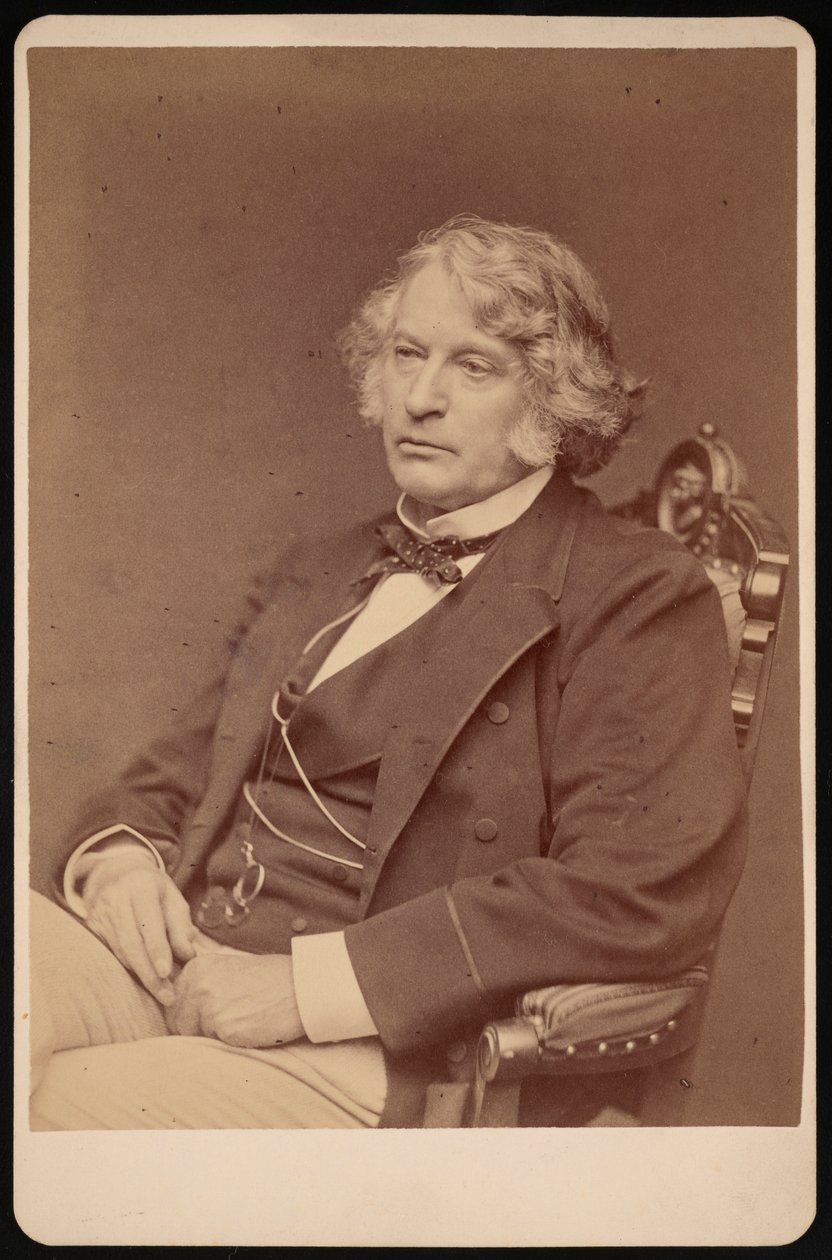 Porträtt av Charles Sumner 1811-1874, före 1874. av George K Warren