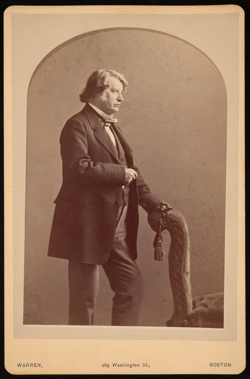 Porträtt av Charles Sumner 1811-1874, mellan 1872 och 1874. av George K Warren