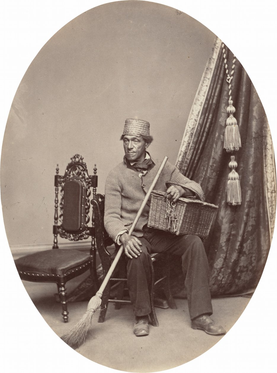 Porträtt av en man [recto], ca. 1862-1864. av George K Warren