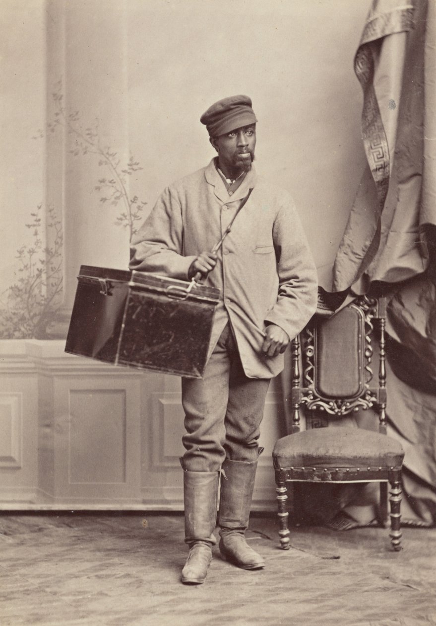 Porträtt av en man [verso] av George Kendall Warren