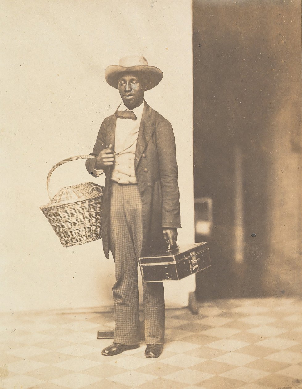 Sam Campus Vendor, från en Yale Class Abum, ca. 1858. av George K Warren