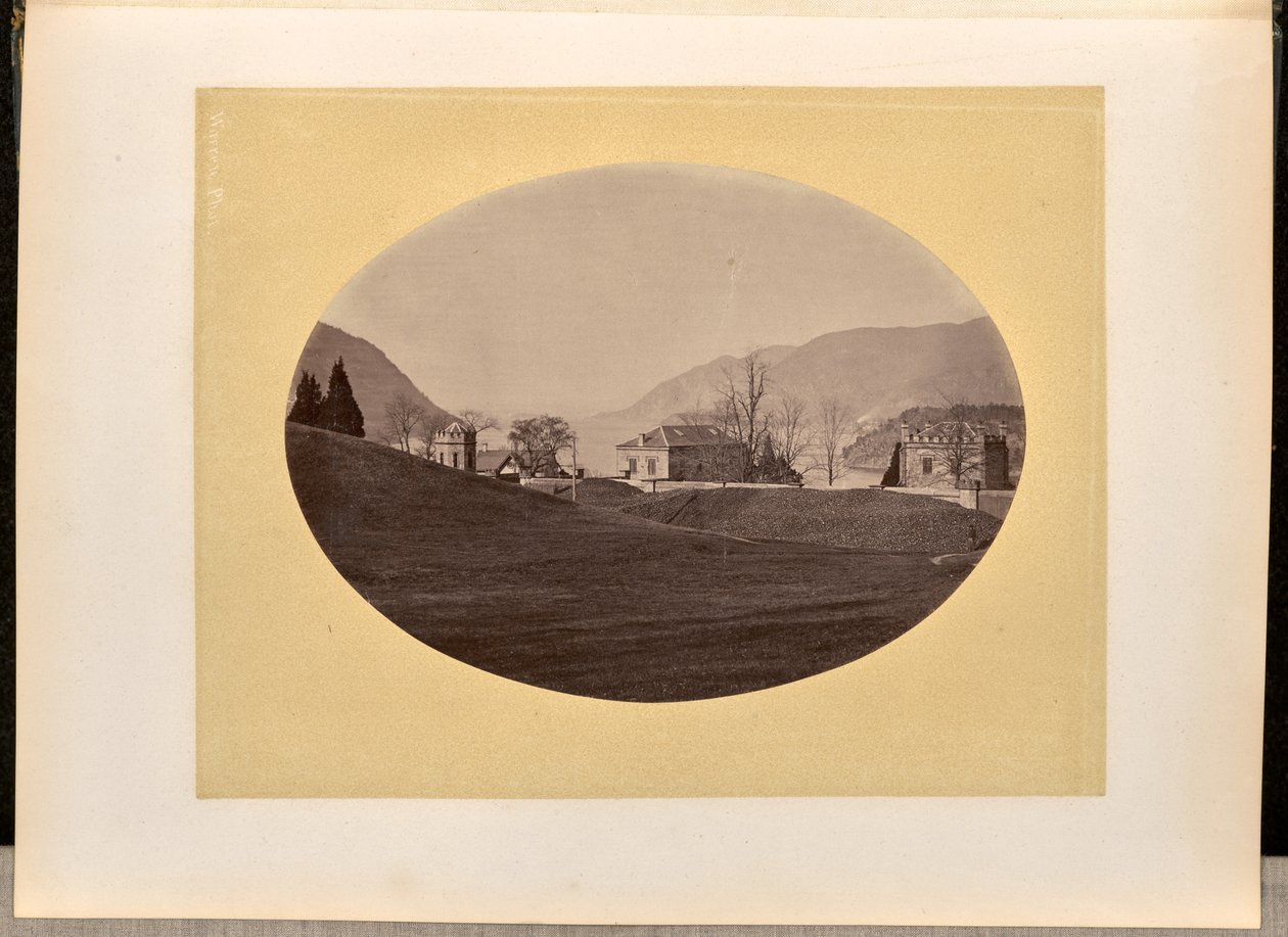 Häuser entlang eines Wasserfrontbereichs, West Point av George Kendall Warren