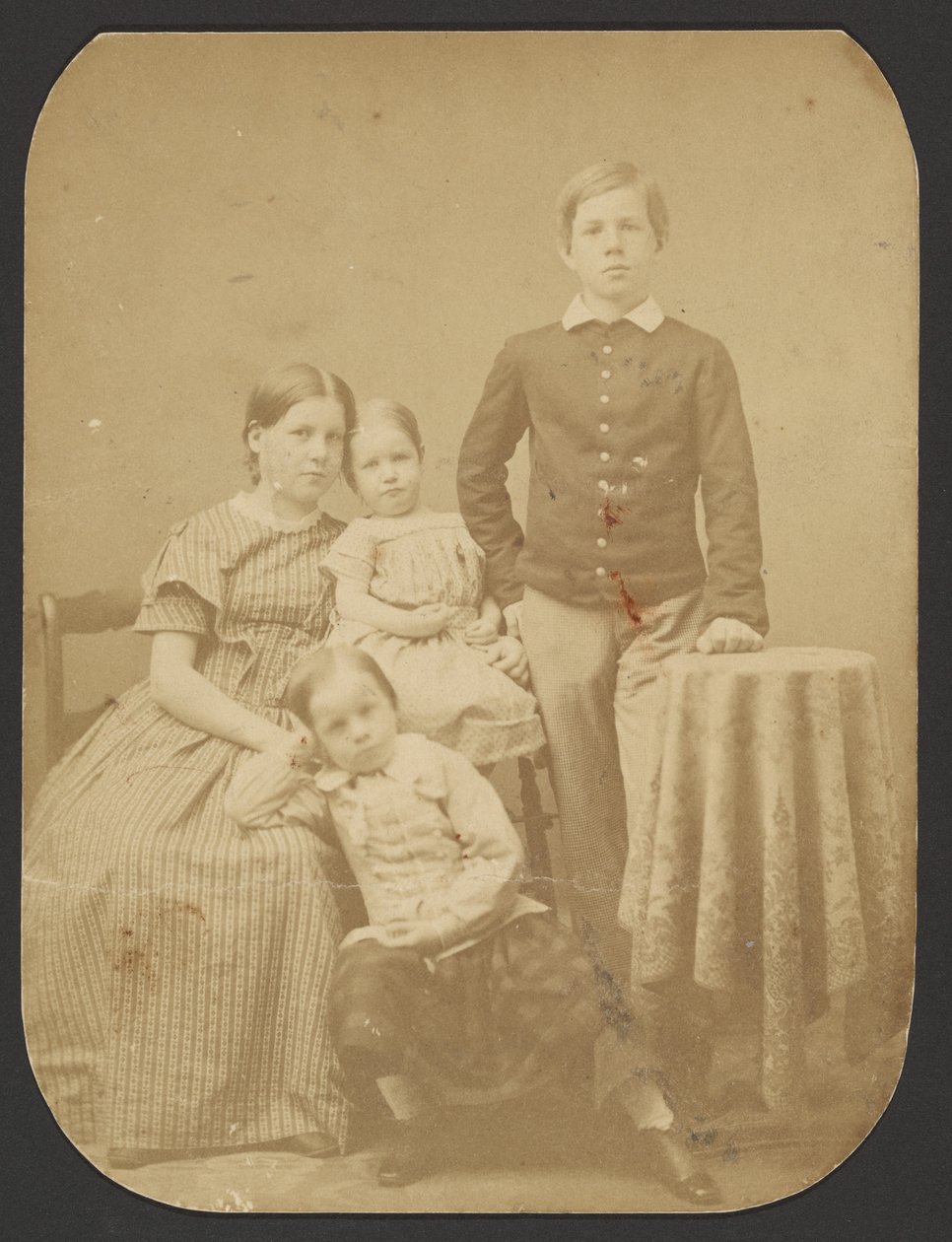 [Porträtt av Francis-barnen] av George Kendall Warren