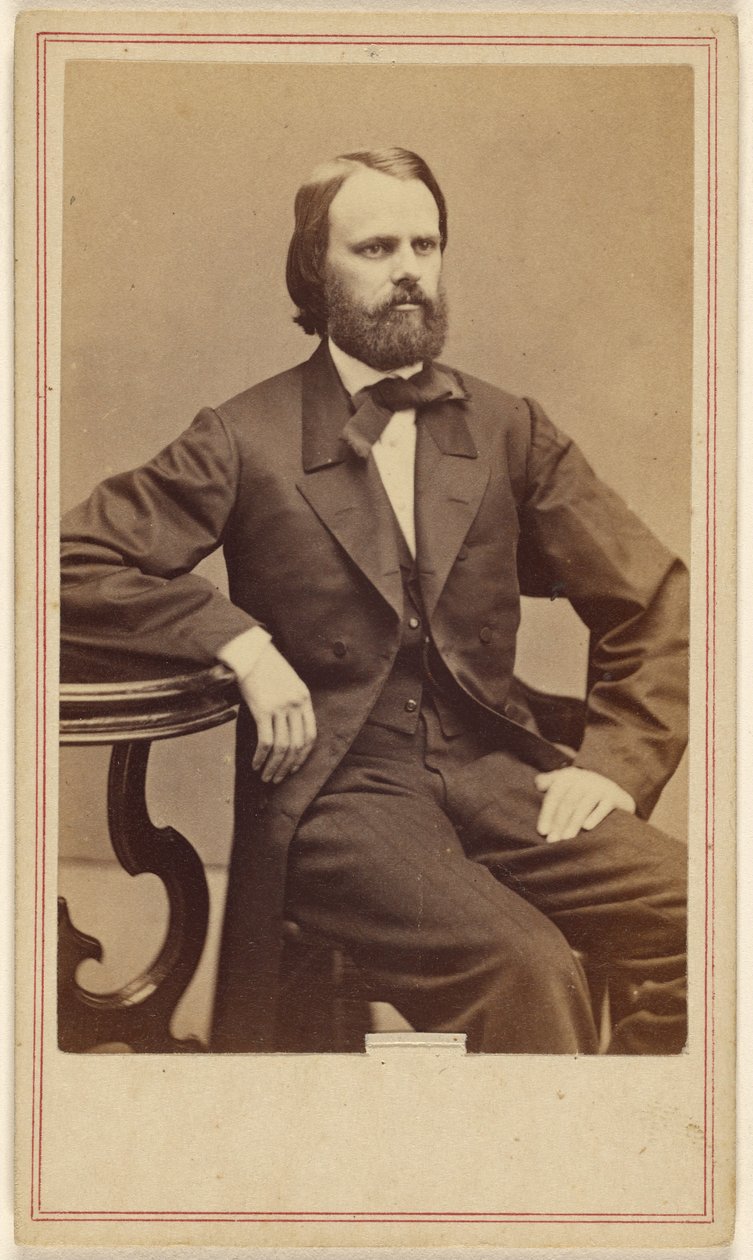[Oidentifierad sittande man med helskägg] av George Kendall Warren