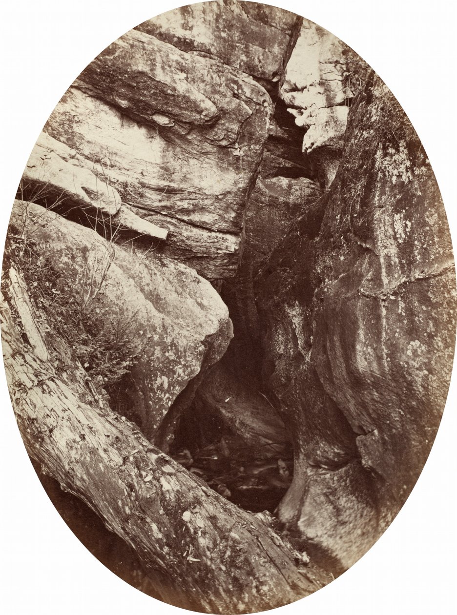 Vattenfall nära Williams College,ca. 1870 (foto) av George Kendall Warren