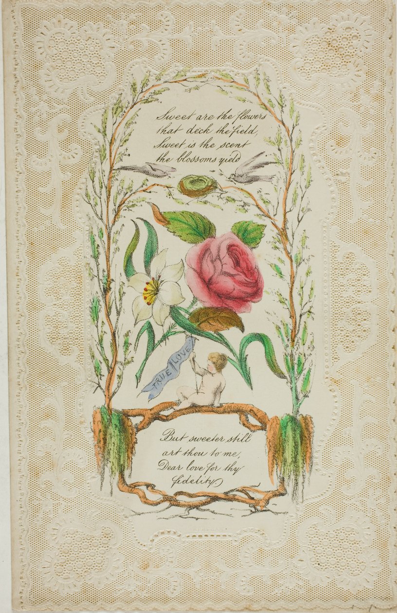 Söta är blommorna (valentin) av George Kershaw