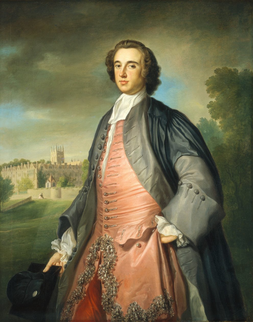 En examen från Merton College, Oxford, ca. 17541755. av George Knapton