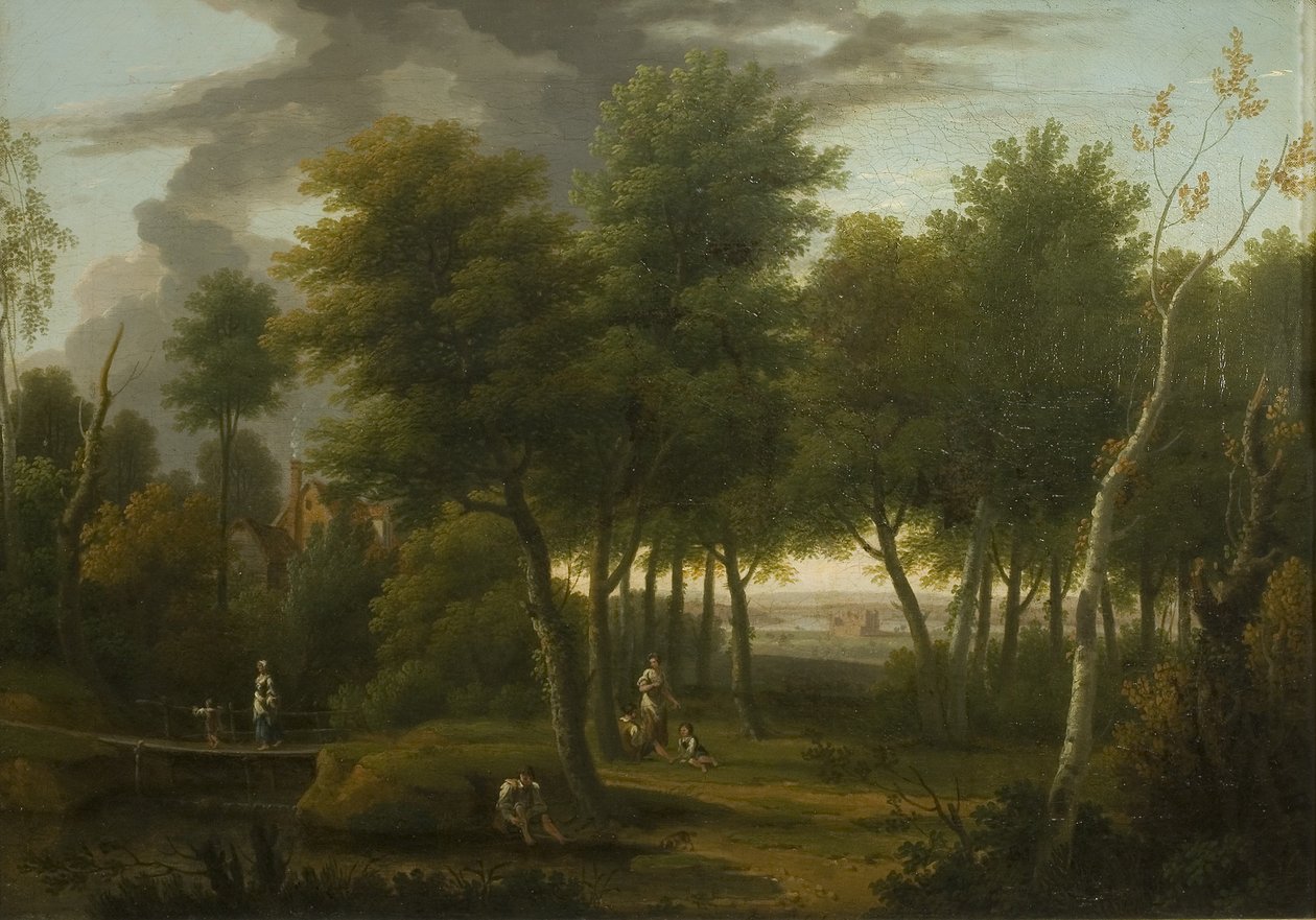 Woody landskap av George Lambert