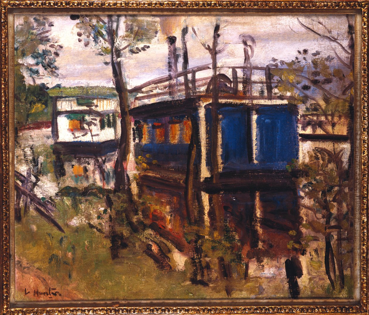 Husbåtar, Loch Lomond av George Leslie Hunter
