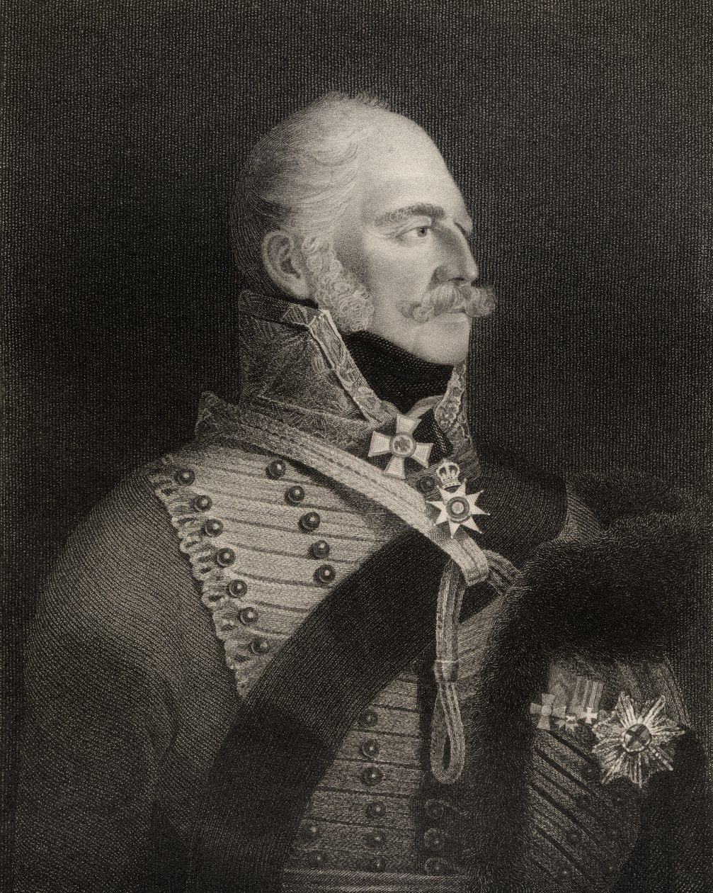 Prins Ernest Augustus, hertug af Cumberland og konge af Hannover, indgraveret af H.R. Cook (fl. 1813-47), fra 