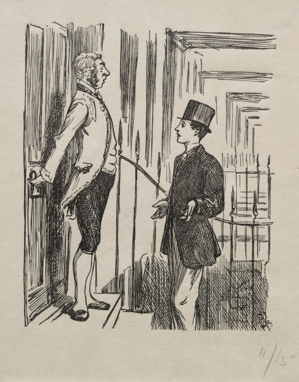 Coelebs på jakt efter ett Mulready-kuvert av George Louis Palmella Busson Du Maurier