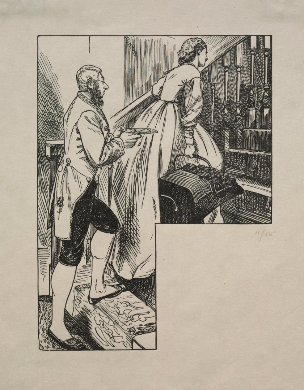 Städning i Belgravia av George Louis Palmella Busson Du Maurier