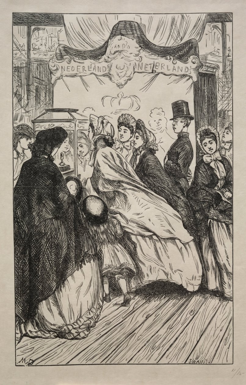 Juveler - På den stora utställningen, 1862. av George Louis Palmella Busson Du Maurier