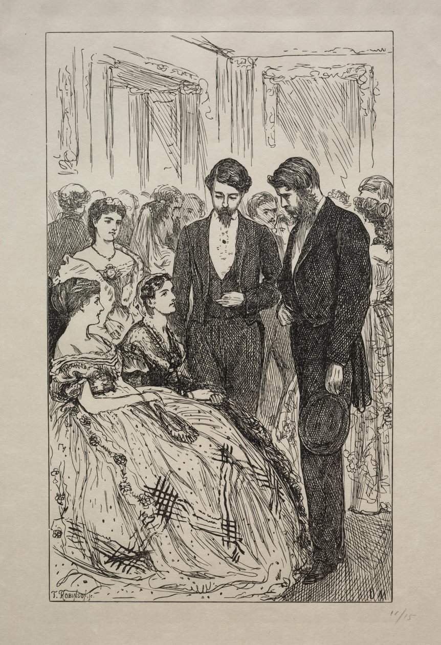 Much Ado about Nothing, 1866. av George Louis Palmella Busson Du Maurier