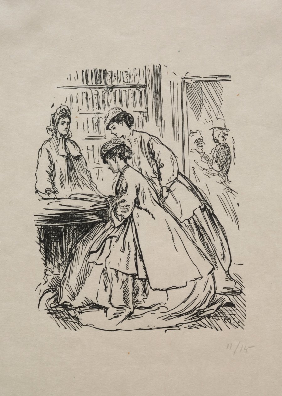Much Ado about Nothing, 1866. av George Louis Palmella Busson Du Maurier