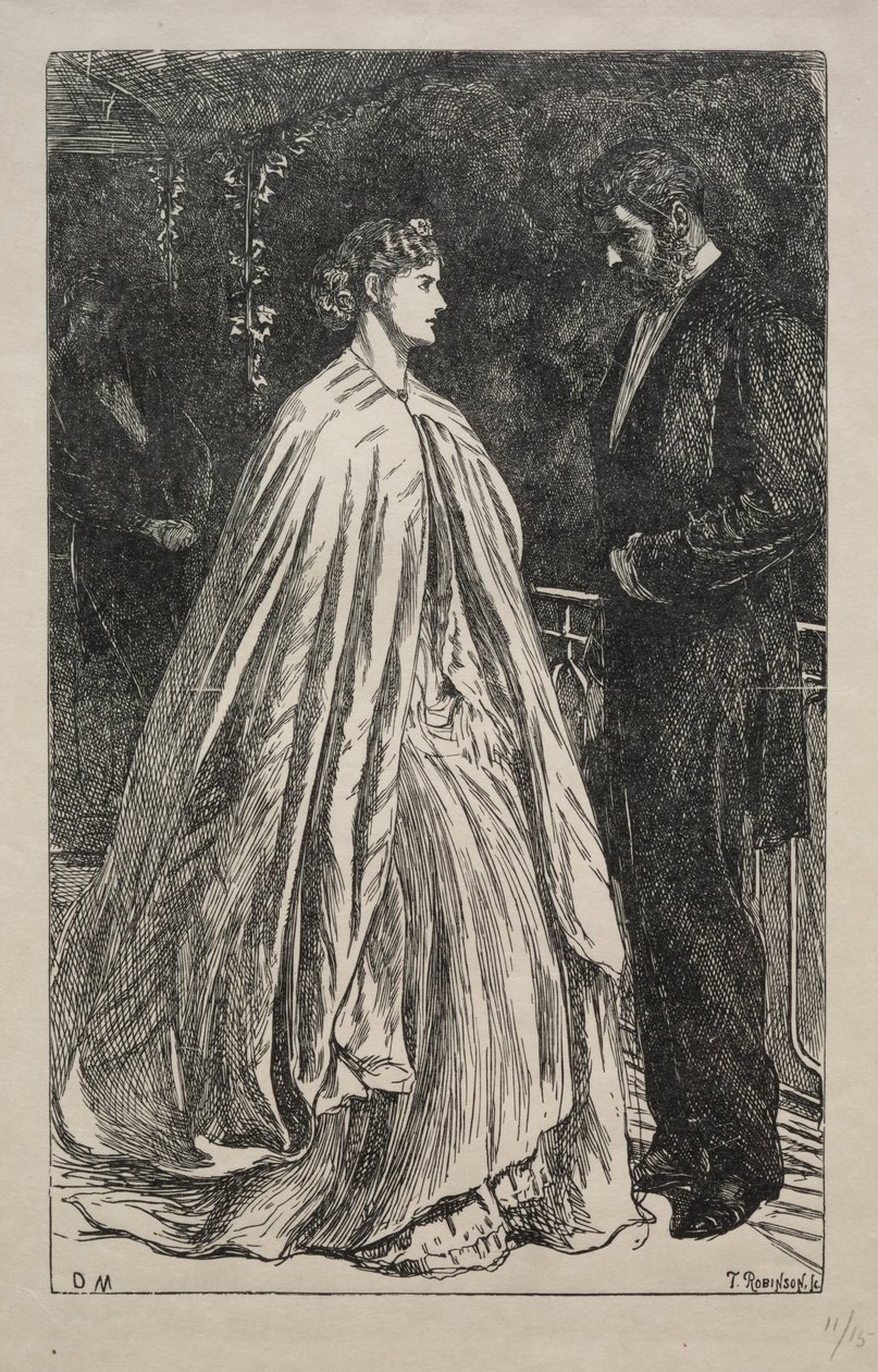 Två till en på majoren, 1866. av George Louis Palmella Busson Du Maurier