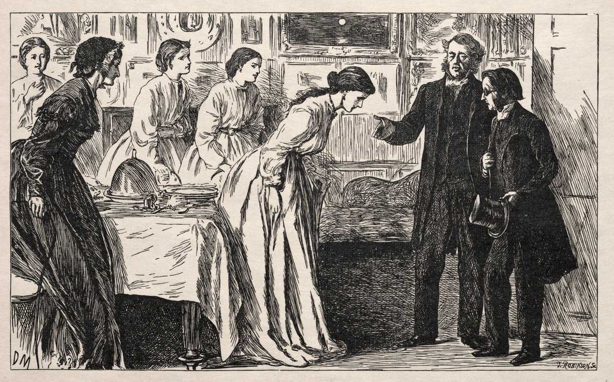 Ville ha en kurat. Snarare en prövning för pastor M. Green, 1865. av George Louis Palmella Busson Du Maurier