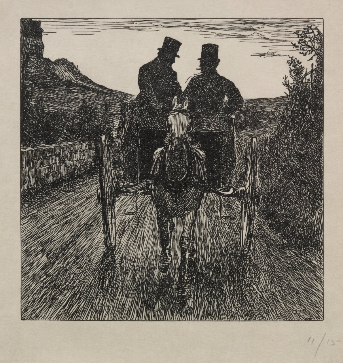 Varför Pifflers förlorade sin returmatch, 1865. av George Louis Palmella Busson Du Maurier