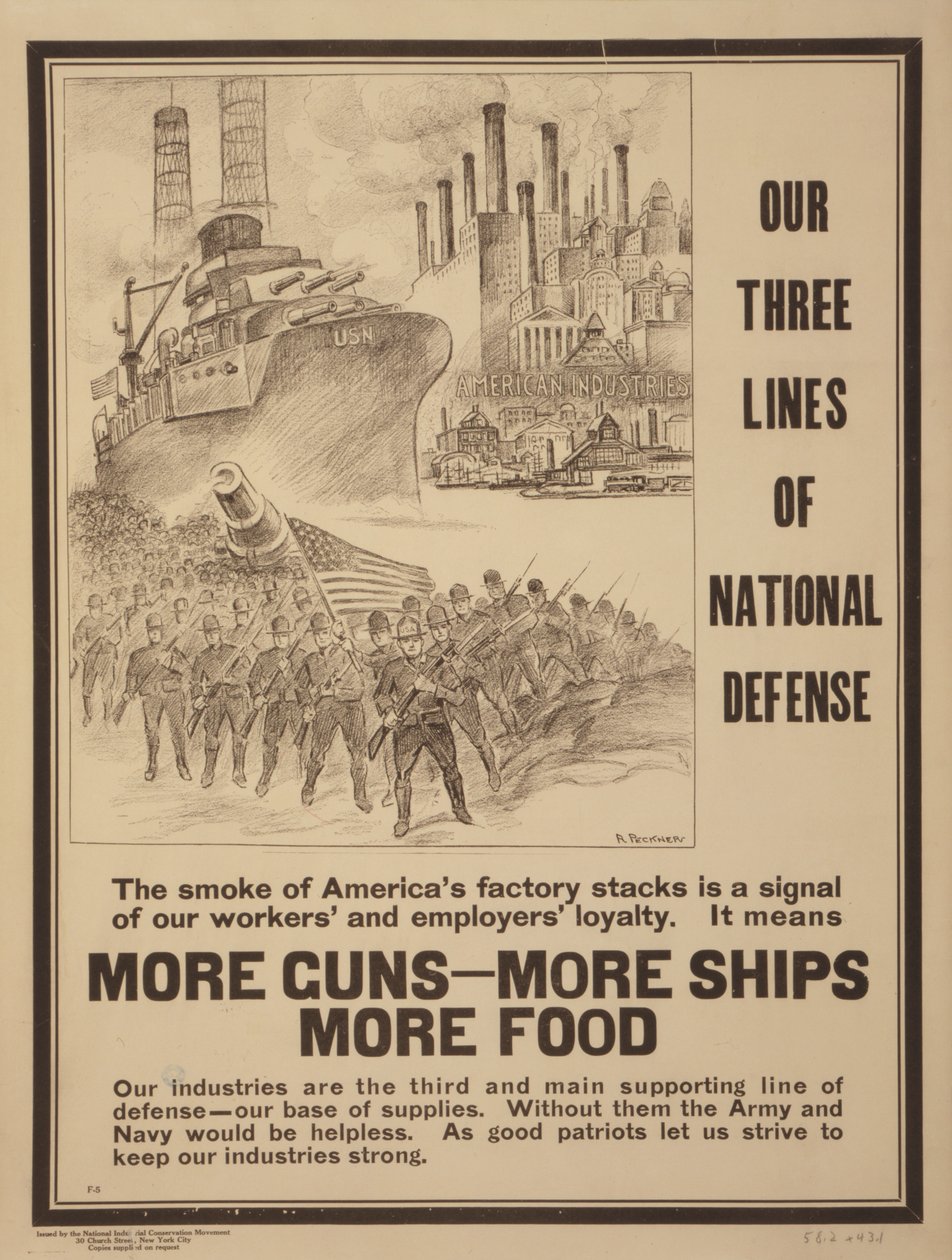 Våra tre nationella försvarslinjer, av R.Peckner av Bartolome Esteban and studio Murillo