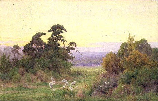 Beeding Hill från Steyning, Sussex av George Marks