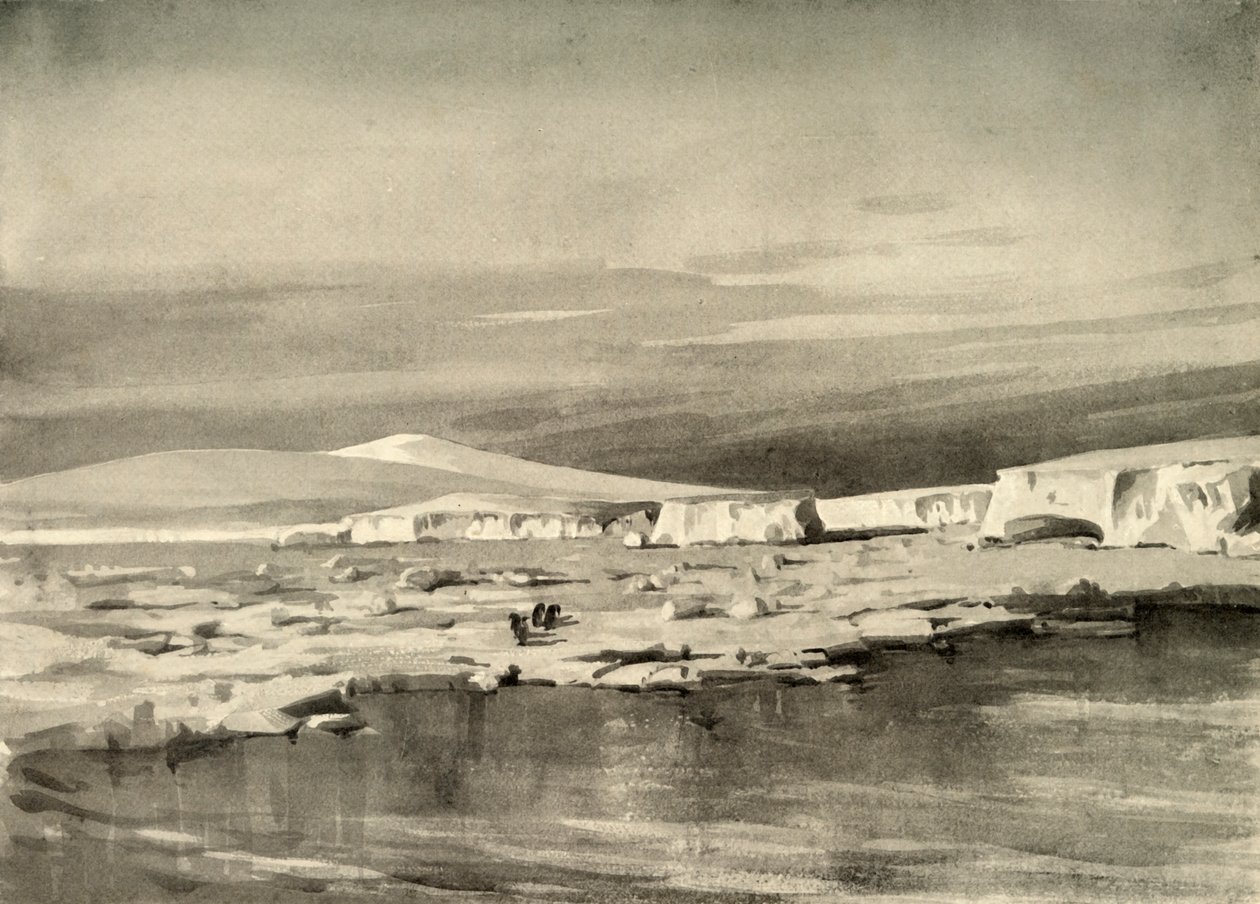 Bay of Whales, eller Balloon Bight, c1908, 1909. av George Marston