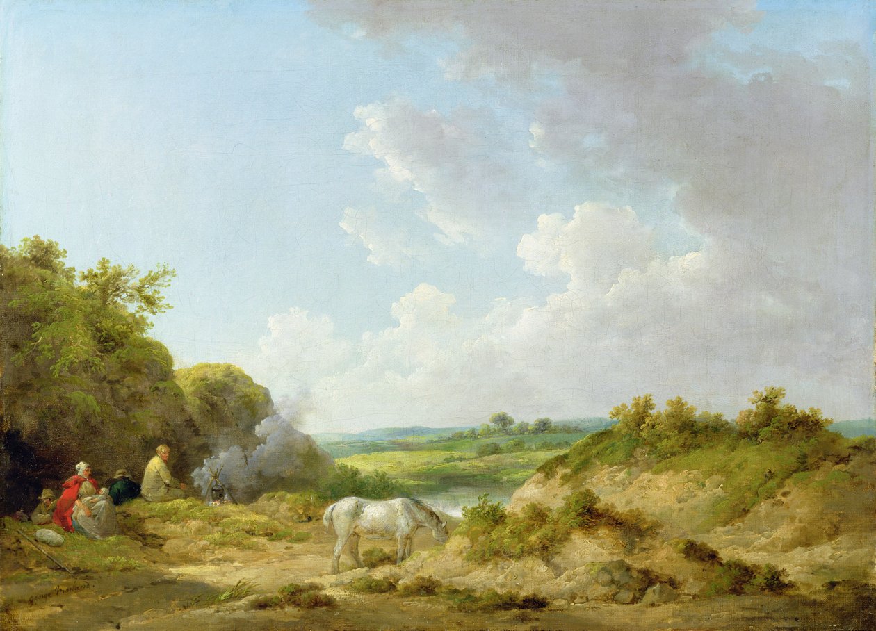 Ett zigenarläger av George Morland