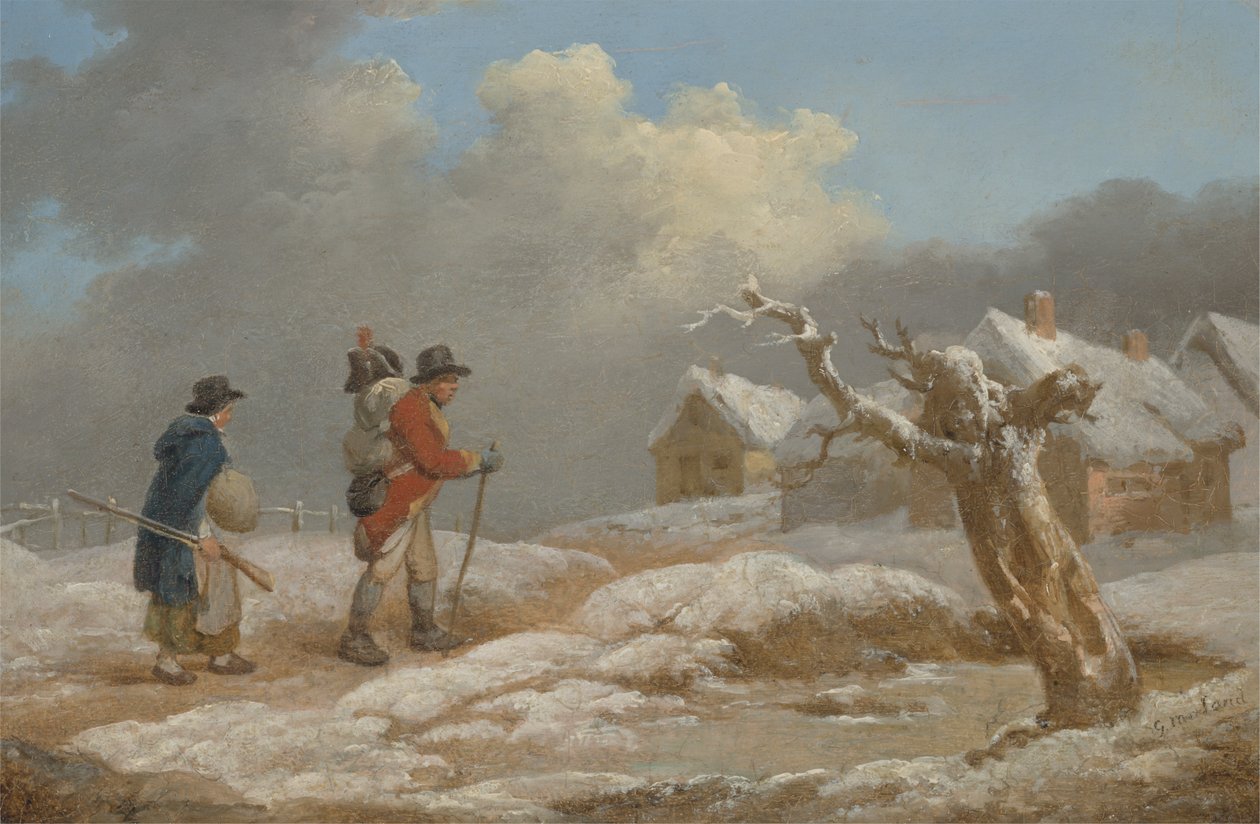 En soldats återkomst av George Morland