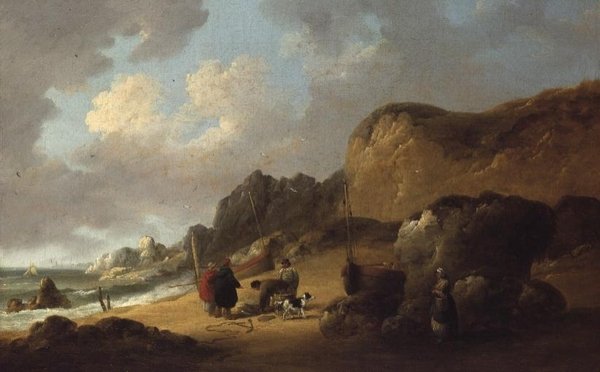 Prissättning av dagens fångst av George Morland