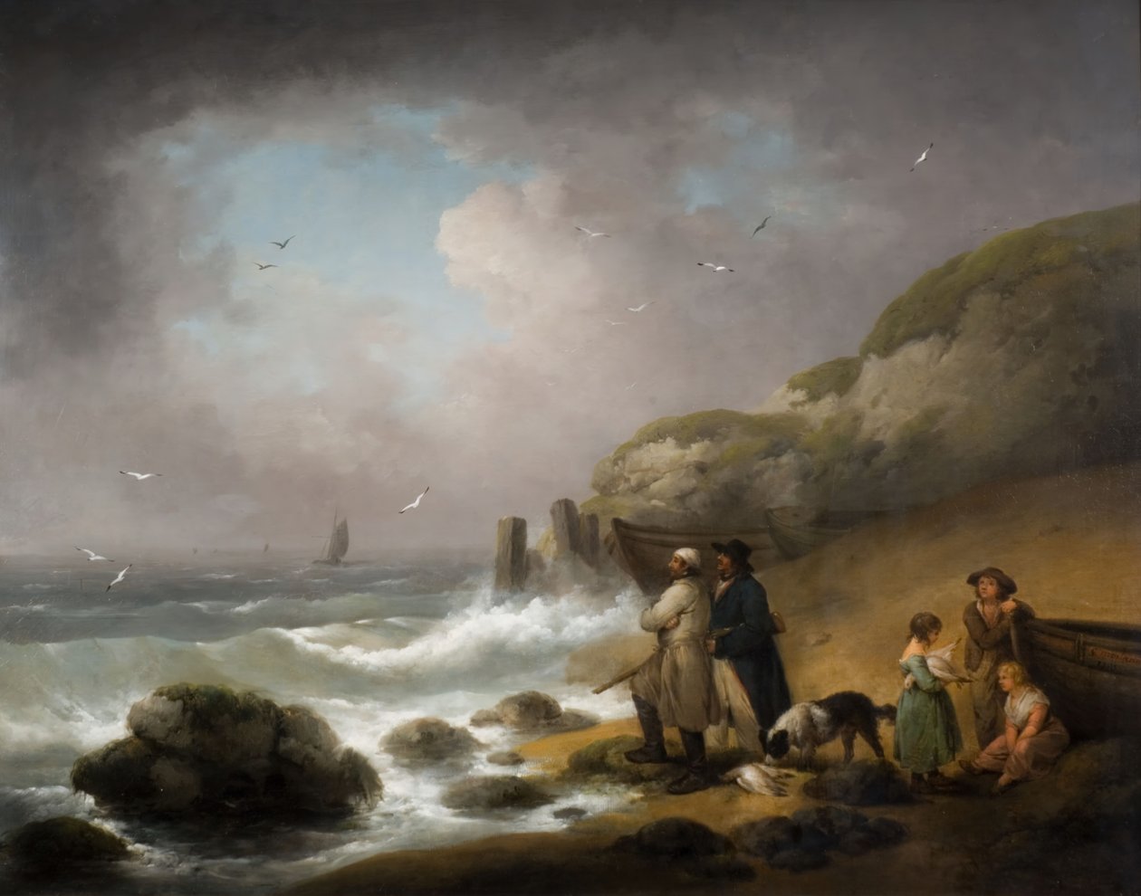 Att skjuta sjöfåglar, 1795. av George Morland
