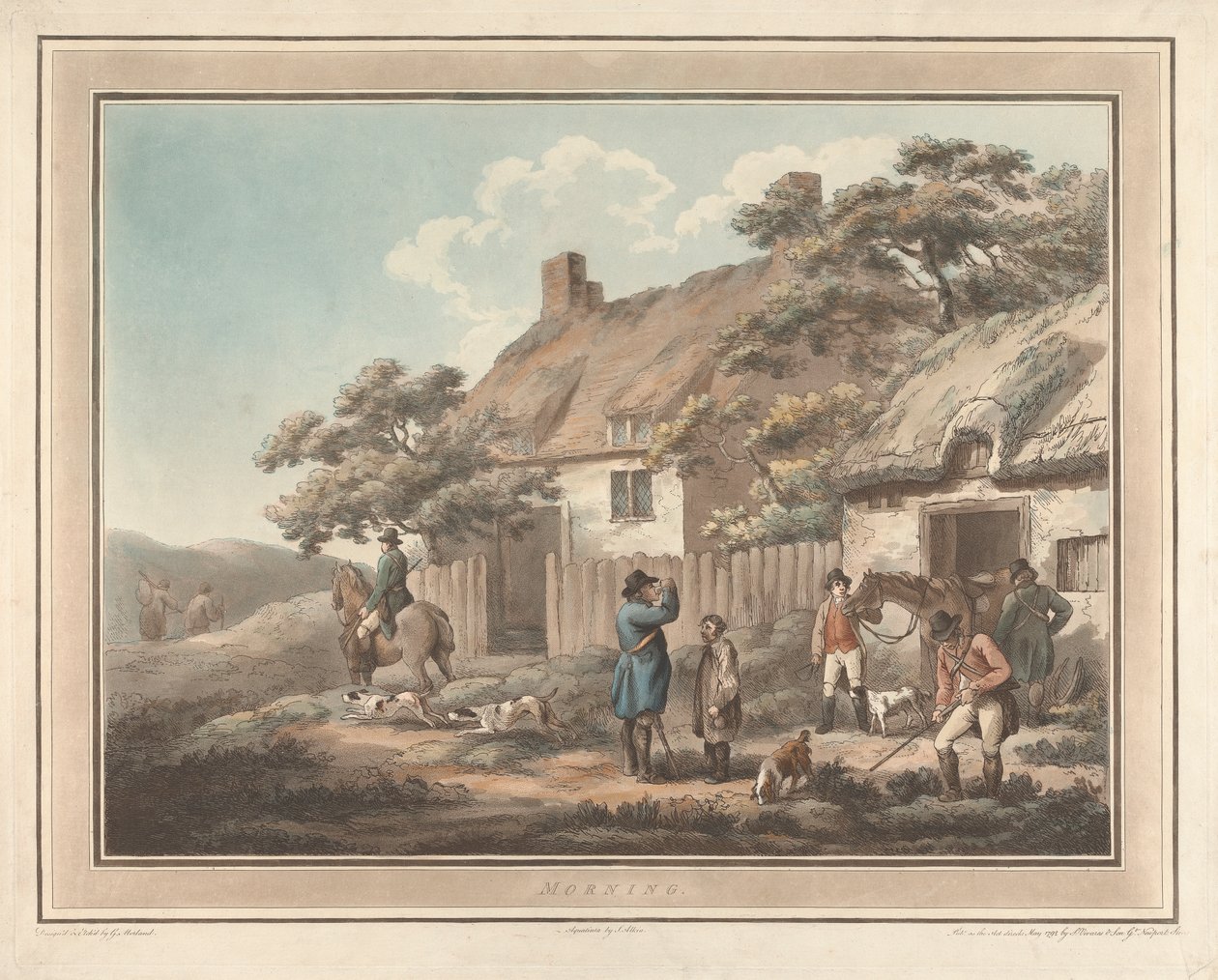 Skjuta [ett par]: 1. Morgon av George Morland