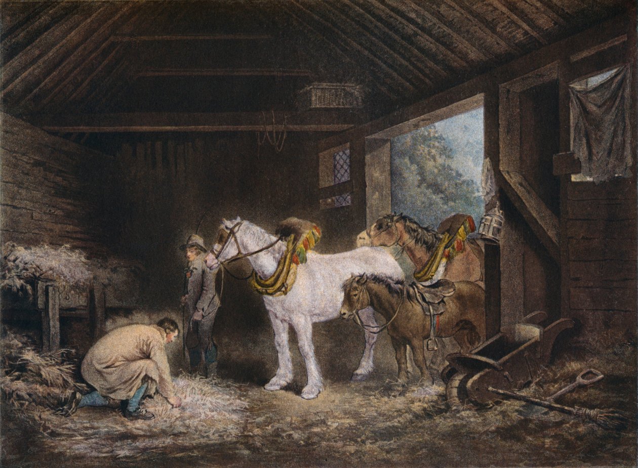 Bondestallet, 1791 1901 av George Morland