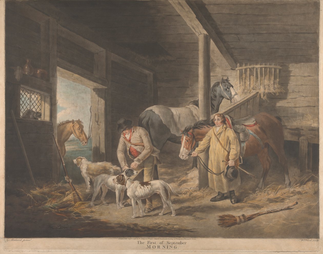 Första september - morgon av George Morland