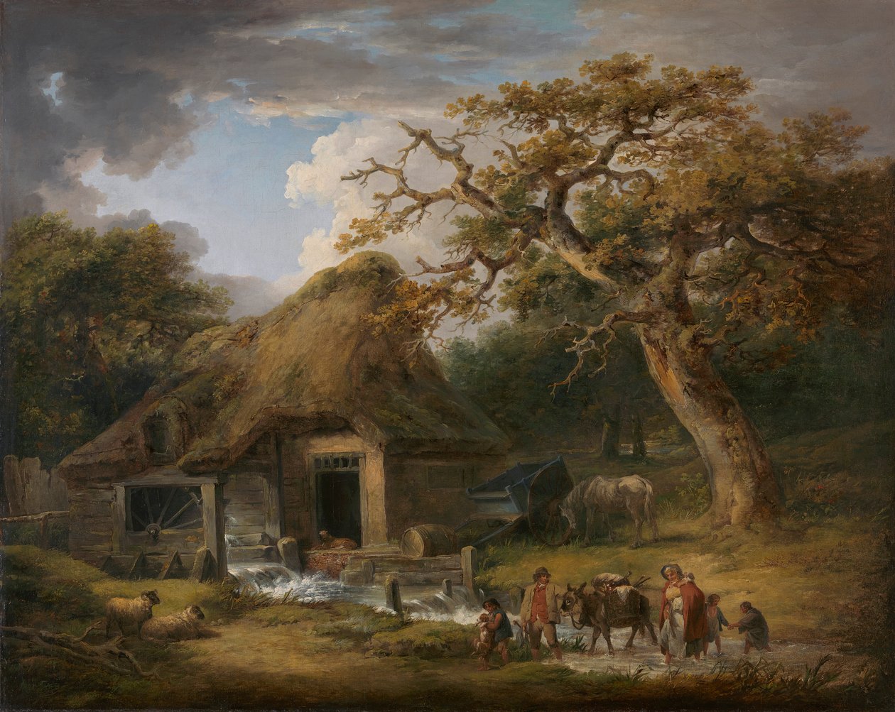 Gamla vattenkvarnen av George Morland