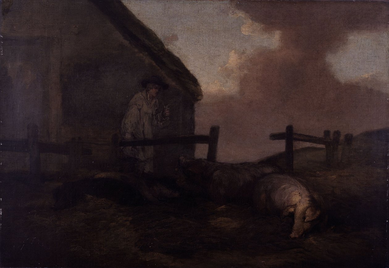 Svinherde av George Morland