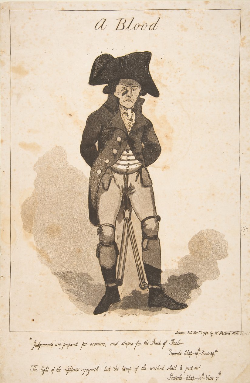 A Blood, 1 december 1790. av George Moutard Woodward