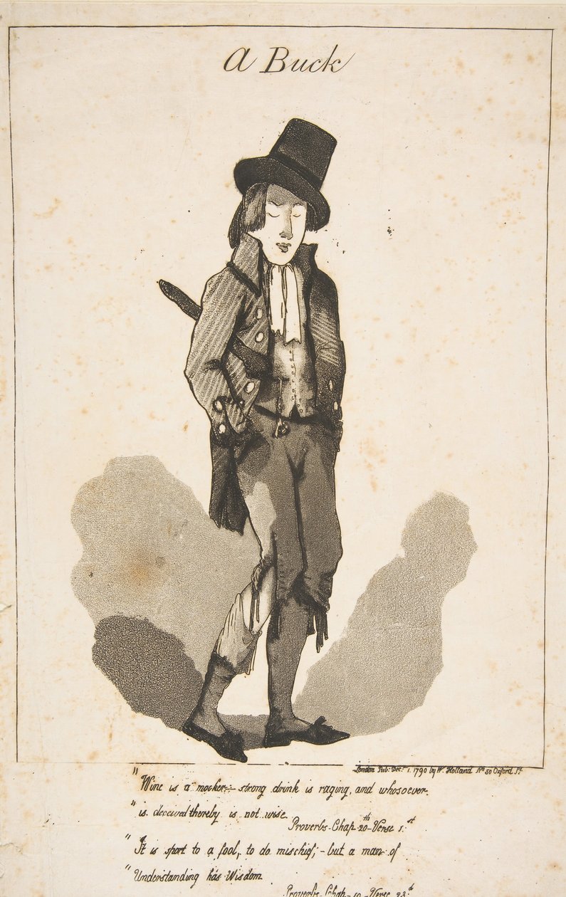 A Buck, 1 december 1790. av George Moutard Woodward