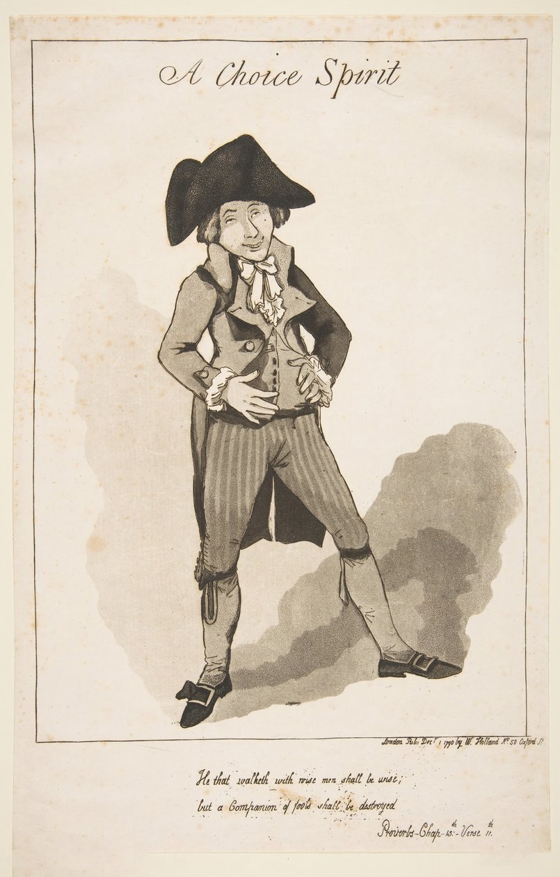 A Choice Spirit, 1 december 1790. av George Moutard Woodward