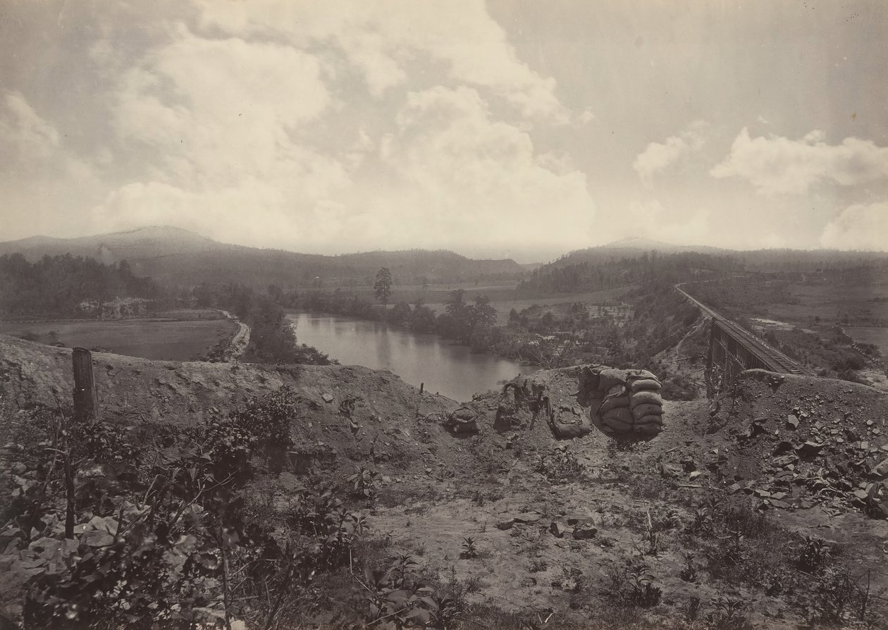 Allatoona från Etawah, 1860-talet. av George N. Barnard