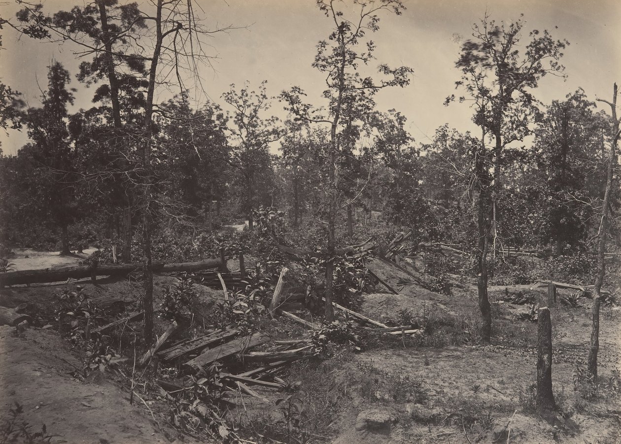 Battle Field of Atlanta, Georgia, 22 juli 1864 nr 1, 1860-talet. av George N. Barnard