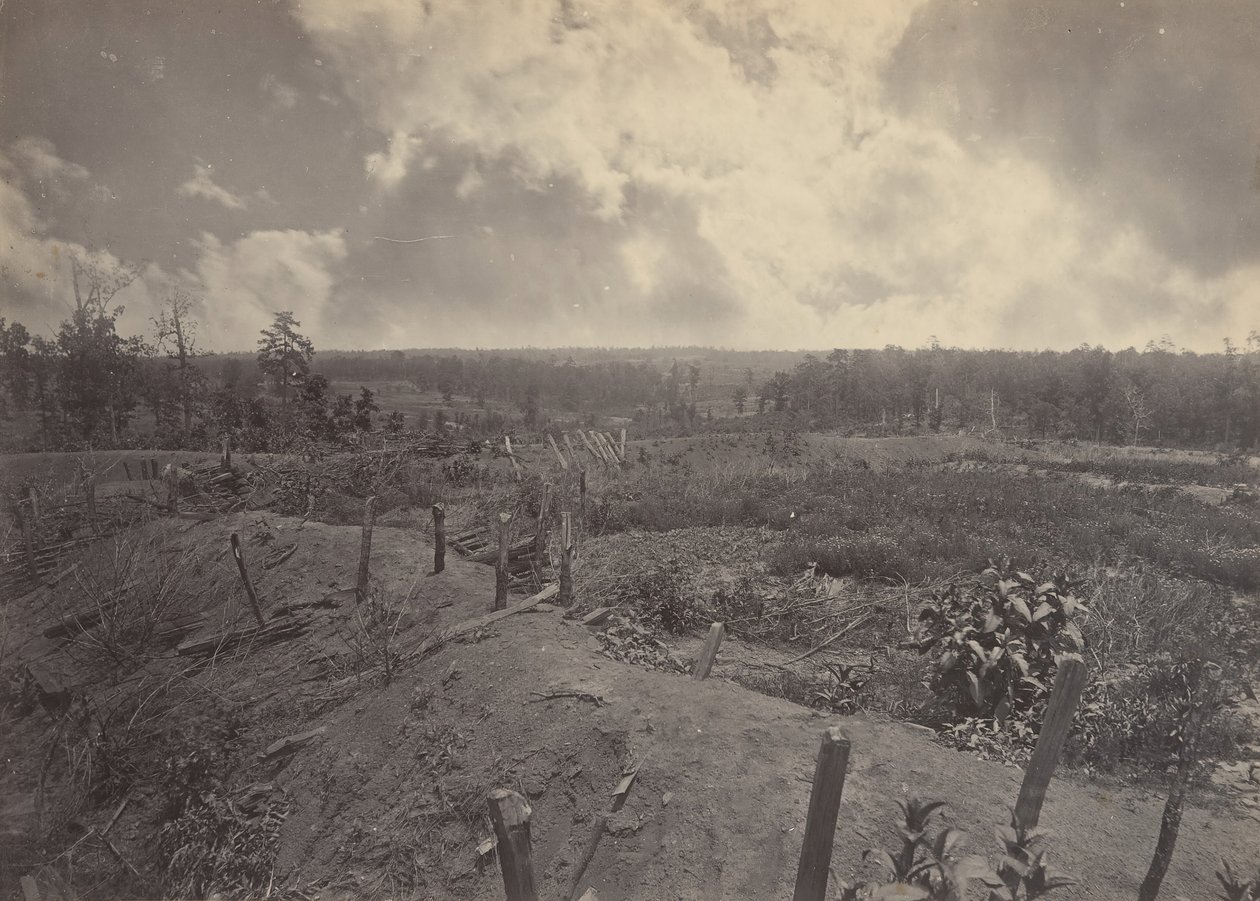 Battle Field of Atlanta, Georgia, 22 juli 1864 nr 2, 1860-talet. av George N. Barnard