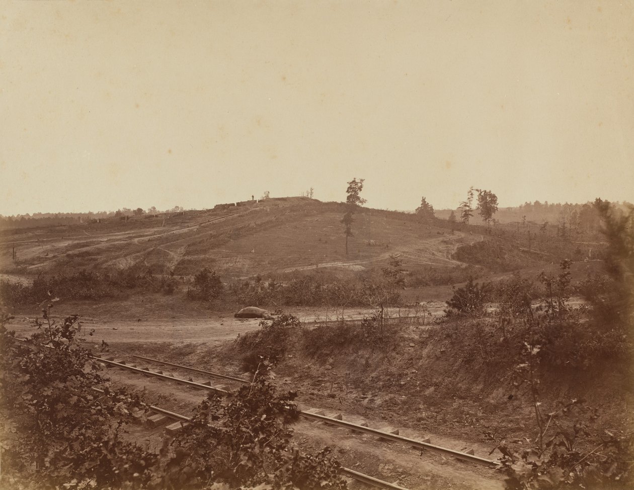 Slagfältet i Atlanta, 1864. av George N. Barnard