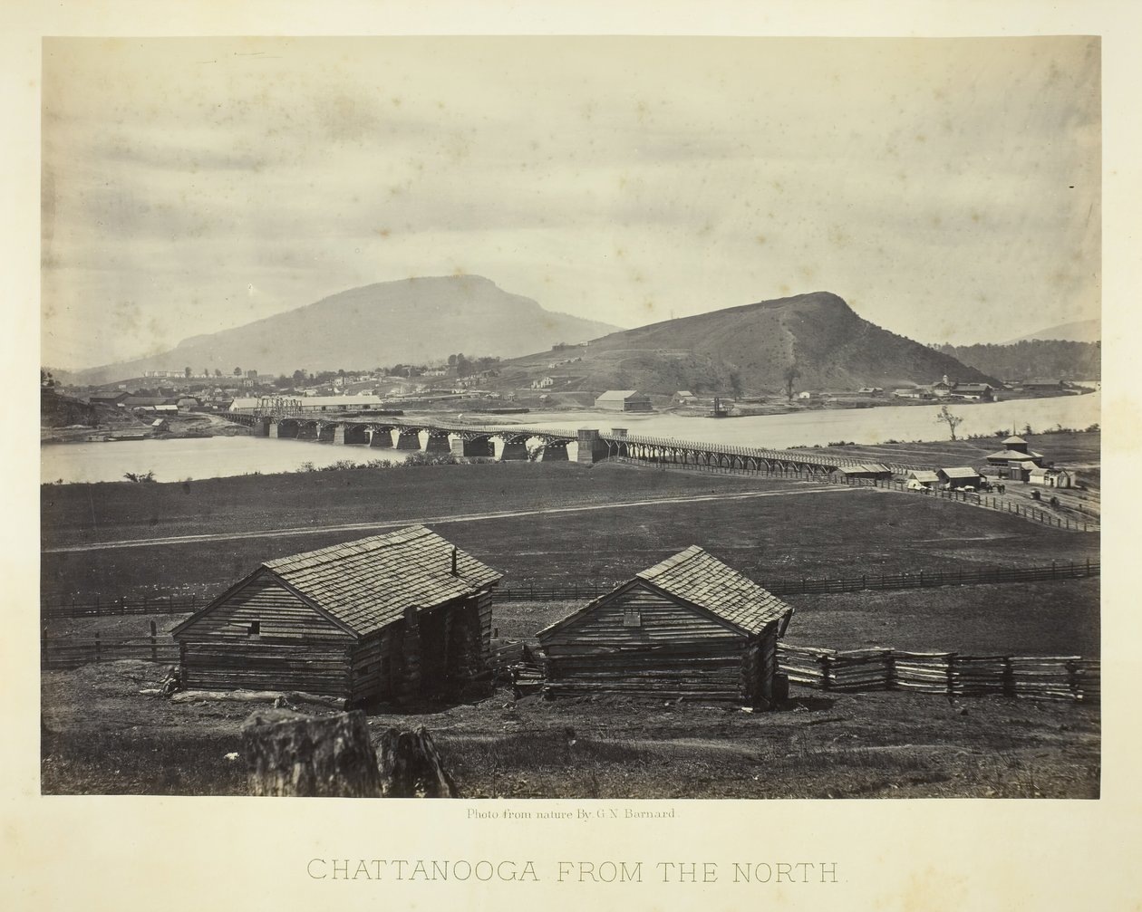 Chattanooga från norr, 1864. av George N. Barnard