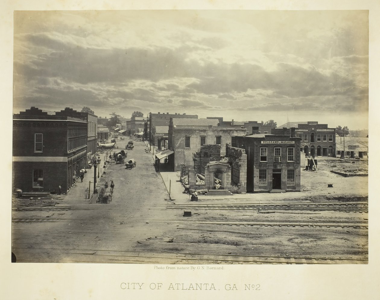 Staden Atlanta, GA, nr 2, 1866. av George N. Barnard