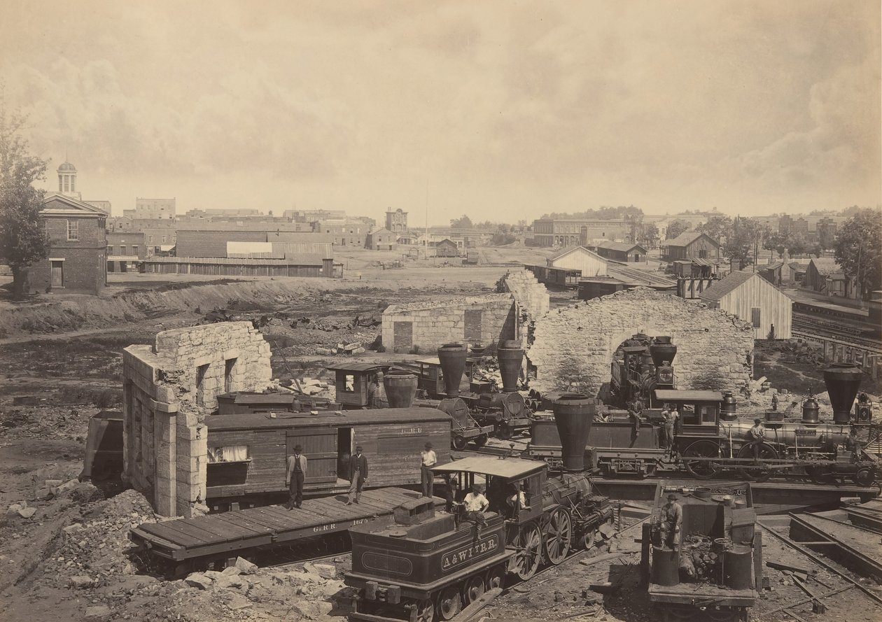 Staden Atlanta, Georgia nr 1, 1860-talet. av George N. Barnard