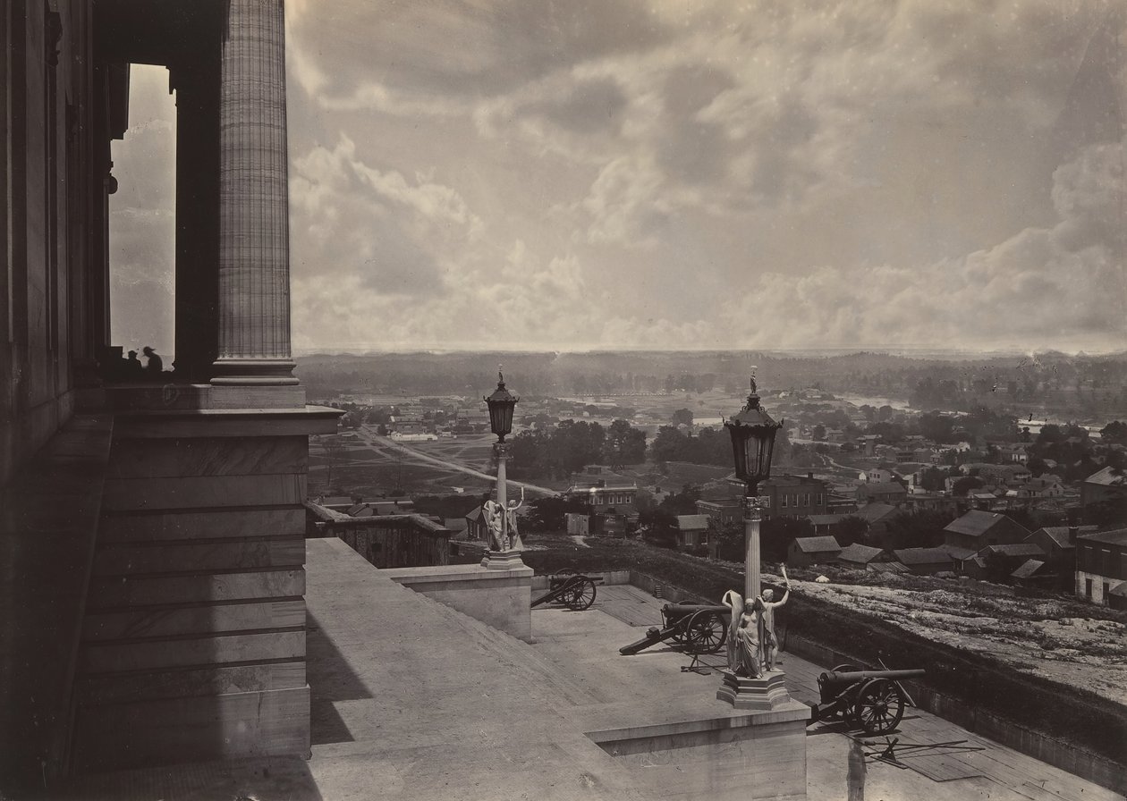 Nashville från Capitolium, 1860-talet. av George N. Barnard